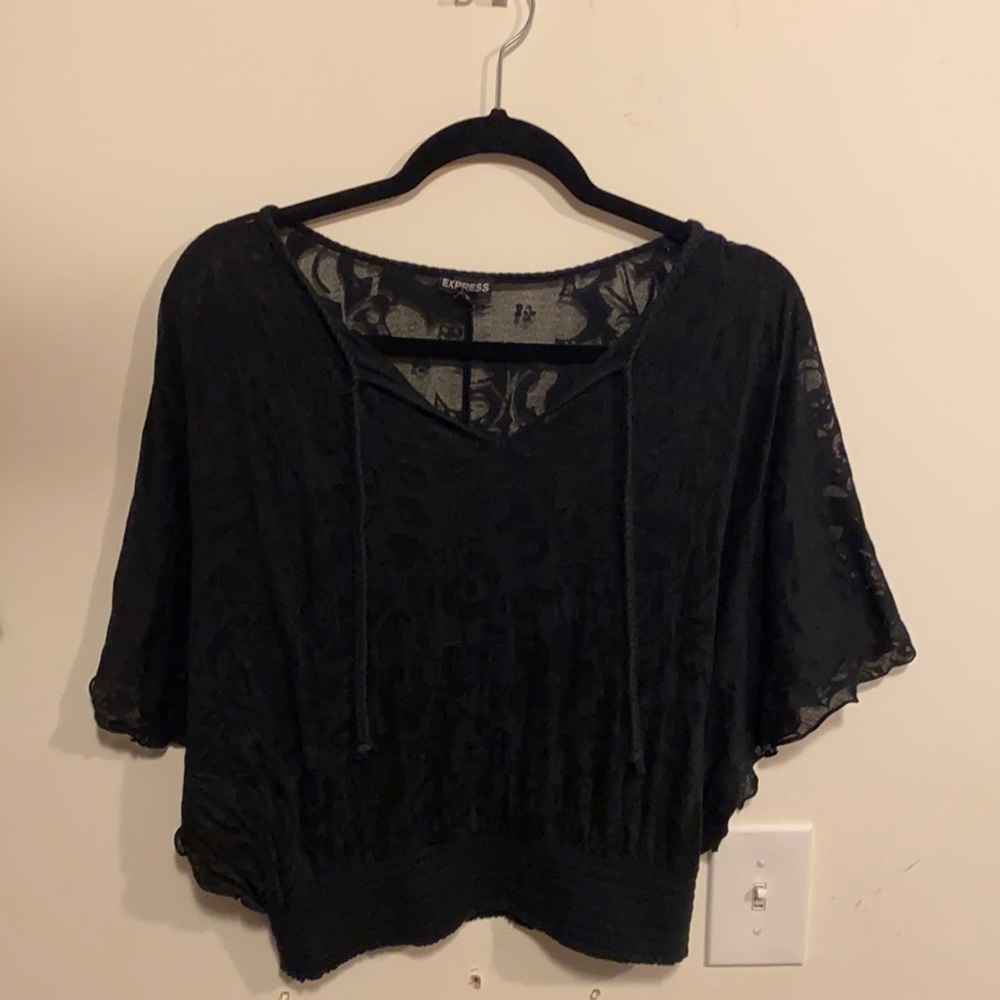 Express burnout floral top